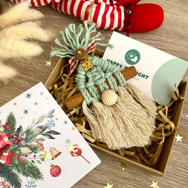 Χειροποίητο Γούρι 2026 Μακραμέ Νάνος