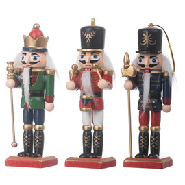 Παιδική Χριστουγεννιάτικη Μπομπονιέρα Βάπτισης Ξύλινος Καρυοθραύστης