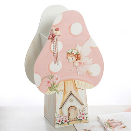 Σετ Βάπτισης Για Κορίτσι Κουτί Μανιτάρι "Woodland Fairy Tale"