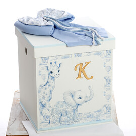 Σετ Βάπτισης Για Αγόρι Κουτί "Baby Dior Blue Jungle"