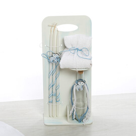 Σετ Βάπτισης Για Αγόρι Κουτί "Baby Dior Blue Jungle"