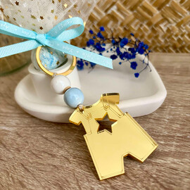 Κέρασμα Γέννας Μπρελόκ Πλεξιγκλάς Φορμάκι Αγόρι