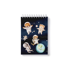 Παιδική Μπομπονιέρα Μπλοκάκι Ζωγραφικής Space