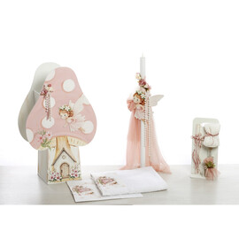 Σετ Βάπτισης Για Κορίτσι Κουτί Μανιτάρι "Woodland Fairy Tale"