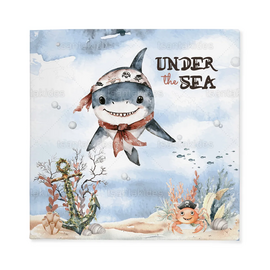 Βάπτιση Αγόρι Με Θέμα Under The Sea TS914