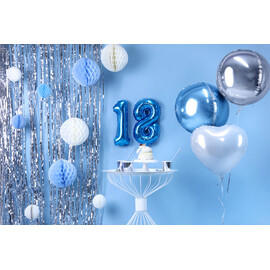 Χάρτινη Διακοσμητική Μπάλα Λευκή 20 εκ.