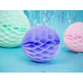 Χάρτινη Διακοσμητική Μπάλα Λιλά 20 εκ.
