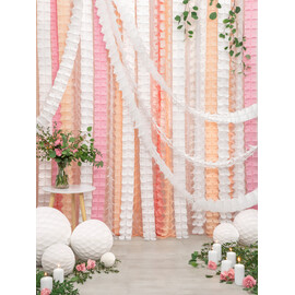 Χάρτινη Διακοσμητική Μπάλα Λευκή 30 εκ.