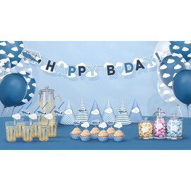 Γιρλάντα Αεροπλανάκι Happy B-Day