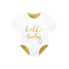 Χαρτοπετσέτες Hello Baby (σετ 20 τεμαχίων)