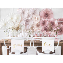 Σημαιάκια Bride Groom (σετ 2 τεμαχίων)