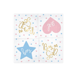 Χαρτοπετσέτες Boy or Girl? (σετ 20 τεμαχίων)