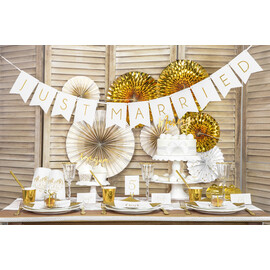 Χάρτινα Καλαμάκια Χρυσό  (σετ 10 τεμαχίων)