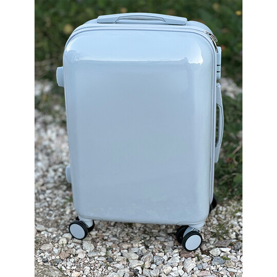 Βαλίτσα Βάπτισης Trolley Dusty Blue Γυαλιστερή