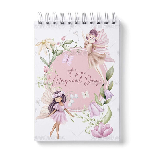 Παιδική Μπομπονιέρα Βάπτισης Μπλοκάκι Ζωγραφικής Νεράιδες