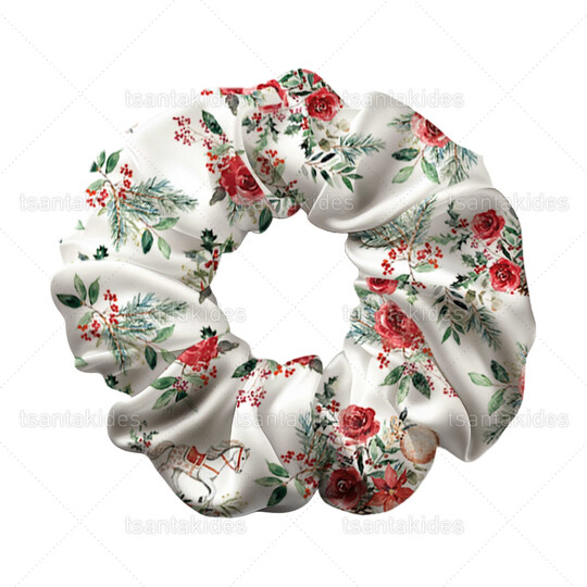 Χριστουγεννιάτικο Υφασμάτινο Scrunchie TS850