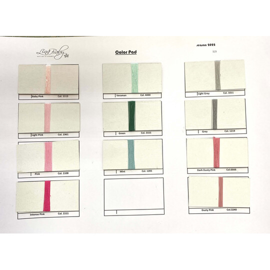 Χρώμα Κλωστής Κεντήματος Lina Baby