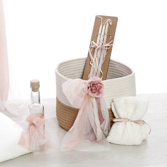 Σετ Βάπτισης Για Κορίτσι Μονόγραμμα ΣΔΣ-2523 Σετ Βάπτισης Για Κορίτσι Μονόγραμμα ΣΔΣ-2523