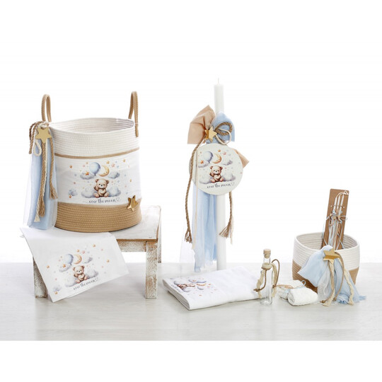Σετ Βάπτισης Αρκουδάκι ΣΔΣ-2533 Σετ Βάπτισης Αρκουδάκι ΣΔΣ-2533