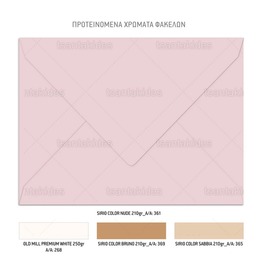 Προσκλητήριο Γάμου Και Βάπτισης Pink Floral Branch TS999