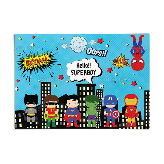 ΧΑΡΤΙΝΟ ΣΟΥΠΛΑ ΒΑΠΤΙΣΗΣ Superheroes – TS109 ΧΑΡΤΙΝΟ ΣΟΥΠΛΑ ΒΑΠΤΙΣΗΣ Superheroes – TS109