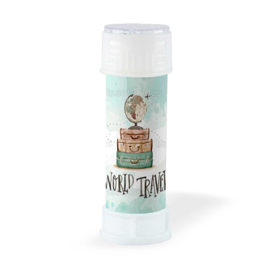 Παιδική Μπομπονιέρα Βάπτισης Σαπουνόφουσκες "Travel Boy"