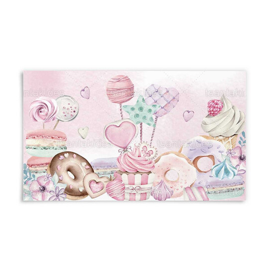 Παιδική Μπομπονιέρα Βάπτισης Σαπουνόφουσκες "Patisserie"