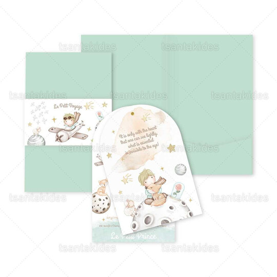 ΠΡΟΣΚΛΗΤΗΡΙΟ ΒΑΠΤΙΣΗΣ Little Prince 1896 Νο113Κ-ΚΛ069