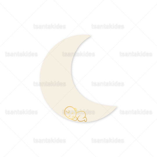 ΠΡΟΣΚΛΗΤΗΡΙΟ ΒΑΠΤΙΣΗΣ Moon & Stars 1903 ΚΛ081