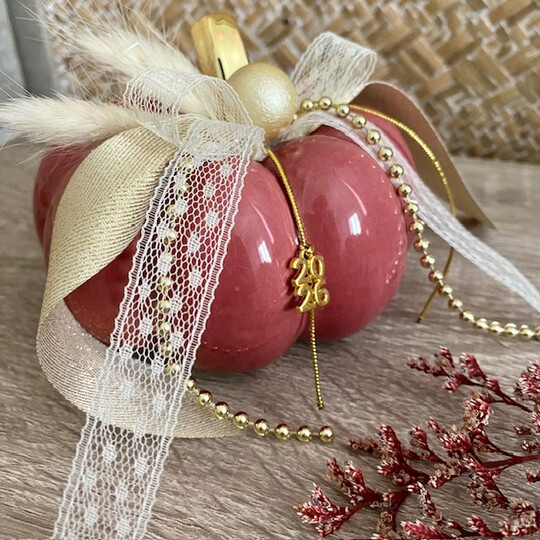 Γούρι 2026 Κεραμική Κολοκύθα Σάπιο Μήλο Γούρι 2026 Κεραμική Κολοκύθα Σάπιο Μήλο