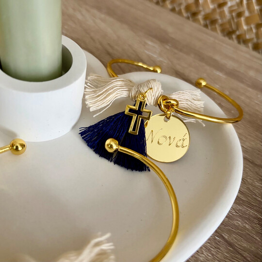 Μαρτυρικά Για Μαμά Νονά Μεταλλικό Βραχιόλι HT0278