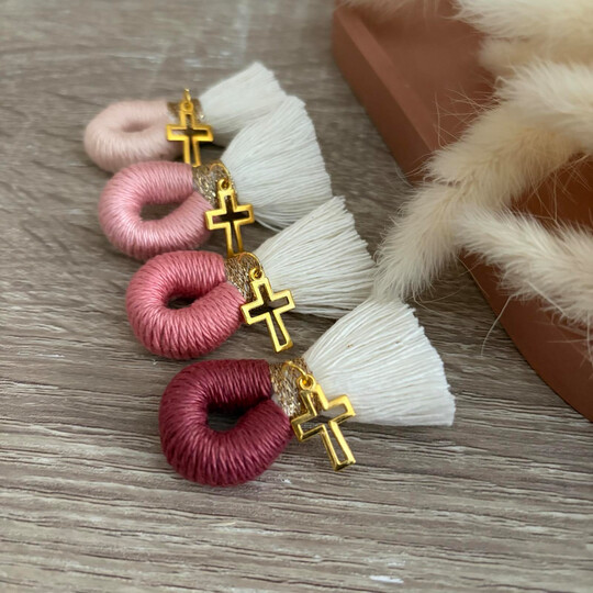 Μαρτυρικά Μακραμέ Παραμάνα Vintage Rose Αποχρώσεις