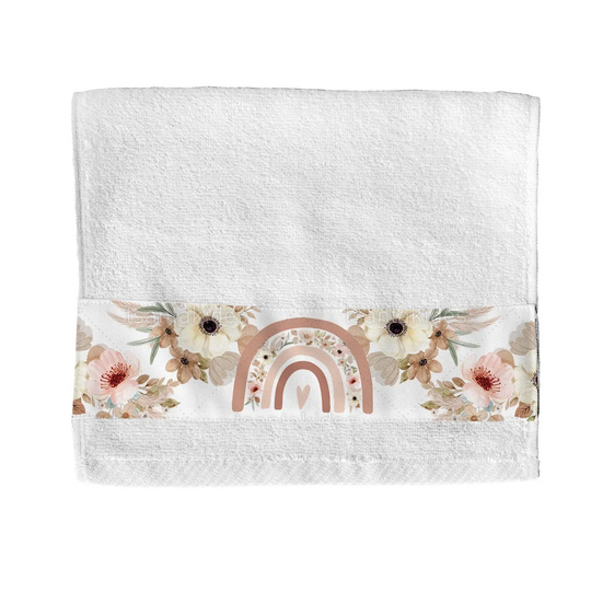 Παιδική Μπομπονιέρα Βάπτισης Για Κορίτσι Με Θέμα Baby Floral Rainbow