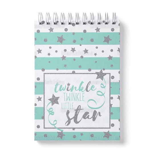 Παιδική Μπομπονιέρα Βάπτισης Μπλοκάκι Ζωγραφικής Με Θέμα Αστεράκι