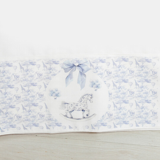 Σετ Βάπτισης Για Αγόρι Βαλίτσα "Vintage Toile Horse"