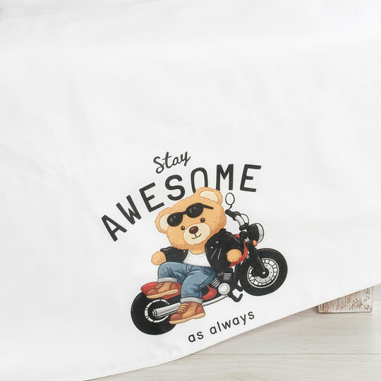 Σετ Βάπτισης Για Αγόρι Βαλίτσα "Stay Awesome Bear"