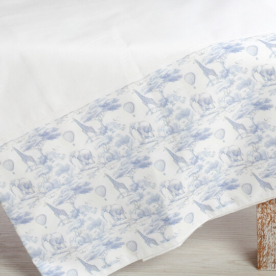 Σετ Βάπτισης Για Αγόρι Βαλίτσα "Vintage Blue Dreams"