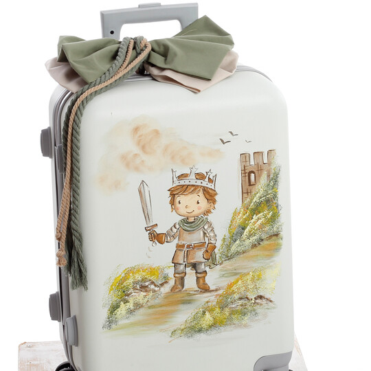 Σετ Βάπτισης Για Αγόρι Βαλίτσα "Knight's Royal Journey"