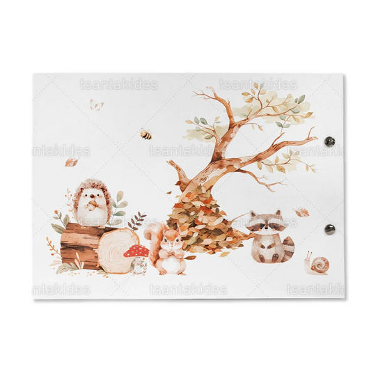 Βιβλίο Ευχών Βάπτισης Forest Animals