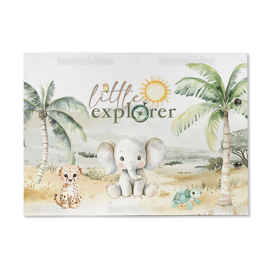 Βιβλίο Ευχών Βάπτισης Little Explorer