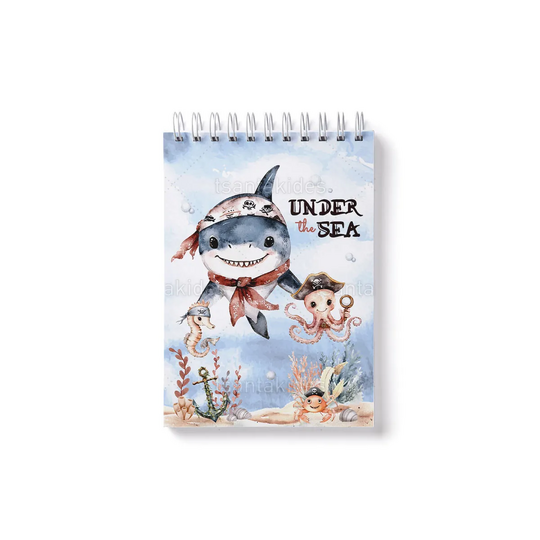 Παιδική Μπομπονιέρα Μπλοκάκι Ζωγραφικής Under The Sea