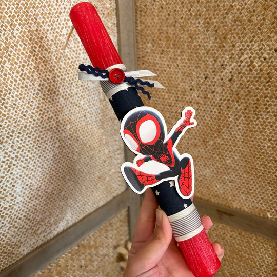 Πασχαλινή Λαμπάδα Για Αγόρι Miles Morales Spin