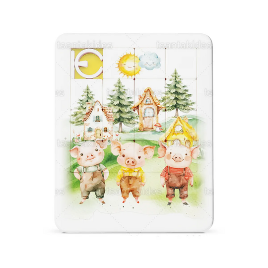 Παιχνίδι ​Sliding Puzzle Three Little Pigs