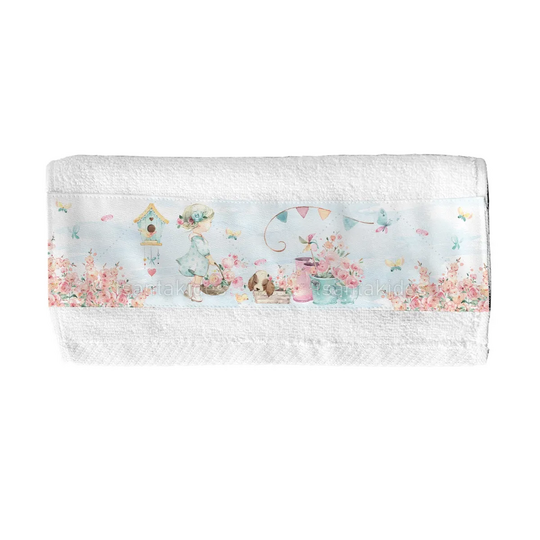 Παιδική Μπομπονιέρα Βάπτισης Πετσέτα Shabby Chic Baby Girl TS763