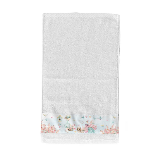 Παιδική Μπομπονιέρα Βάπτισης Πετσέτα Shabby Chic Baby Girl TS763
