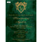 Προσκλητήριο γάμου με θέμα Emerald Green and Gold