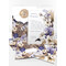 Προσκλητήριο Γάμου Floral Mocha n Blue Bright
