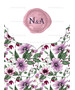 Προσκλητήριο Γάμου Floral Spring Purple Dark