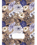 Προσκλητήριο Γάμου Floral Mocha n Blue Bright