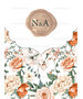 Προσκλητήριο Γάμου Floral Rose Boheme Dark